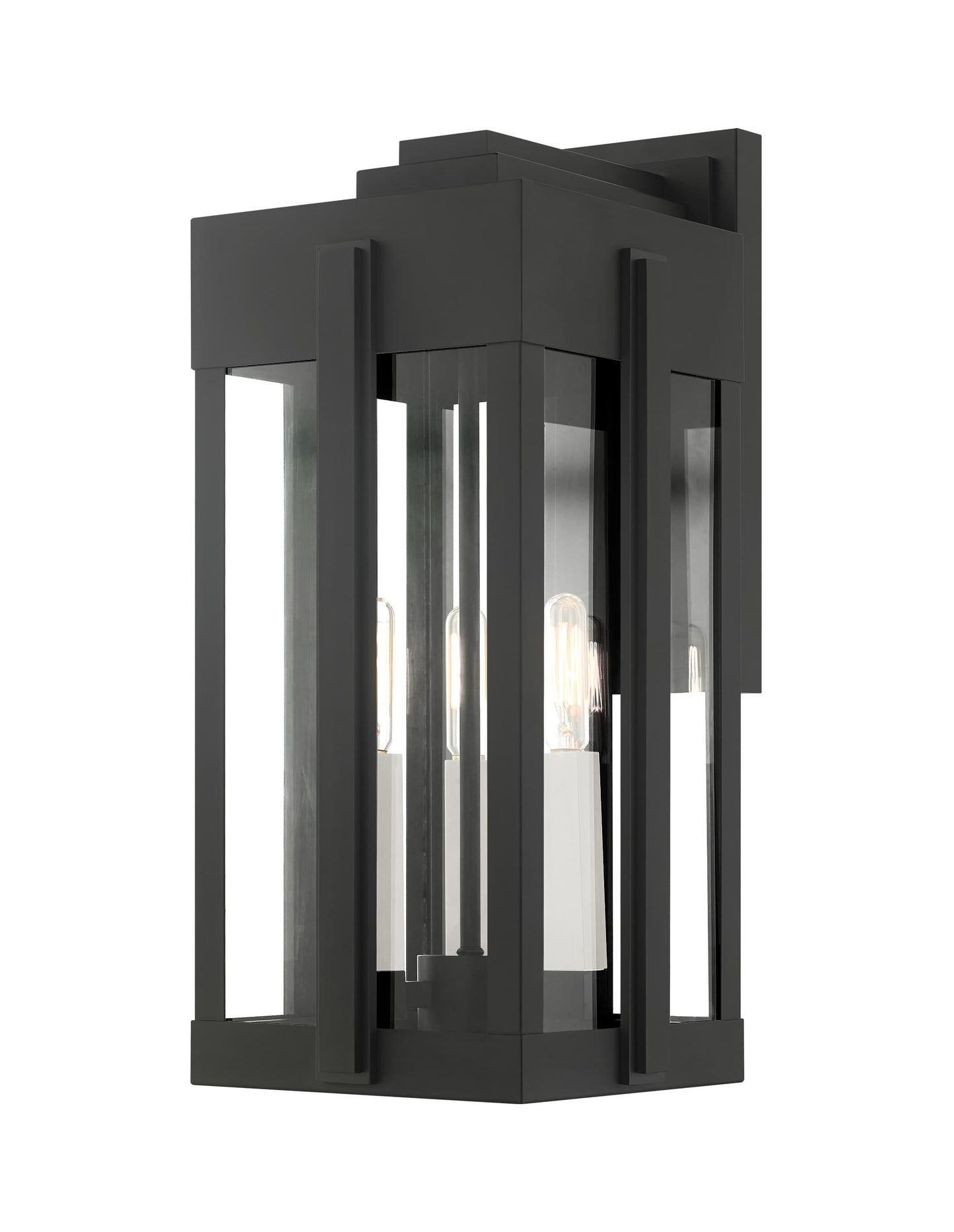 Lexington 3 Light 18" Tall Outdoor Wall Sconce