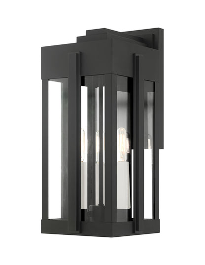 Lexington 3 Light 18" Tall Outdoor Wall Sconce