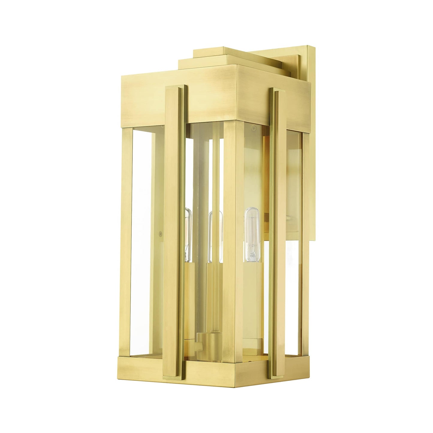Lexington 3 Light 18" Tall Outdoor Wall Sconce