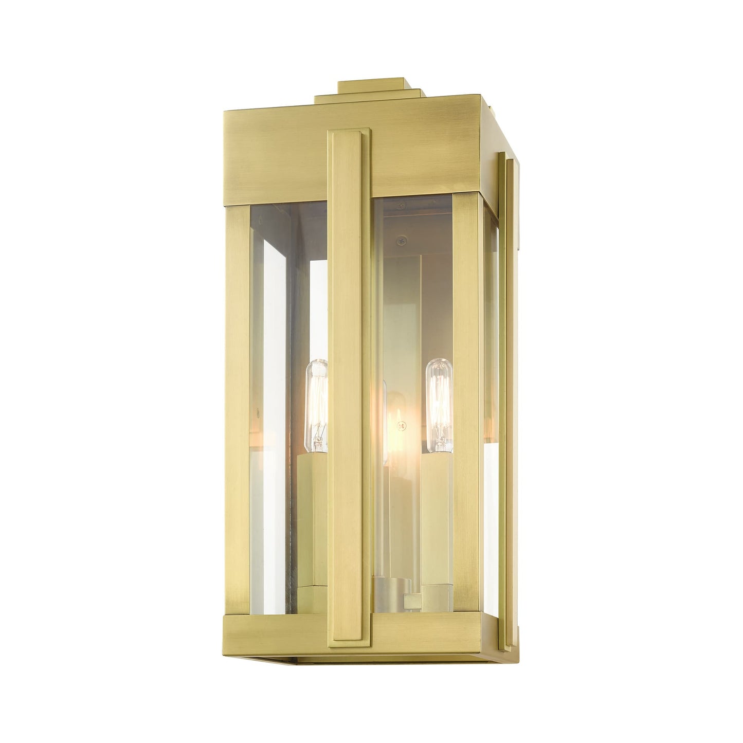 Lexington 3 Light 18" Tall Outdoor Wall Sconce
