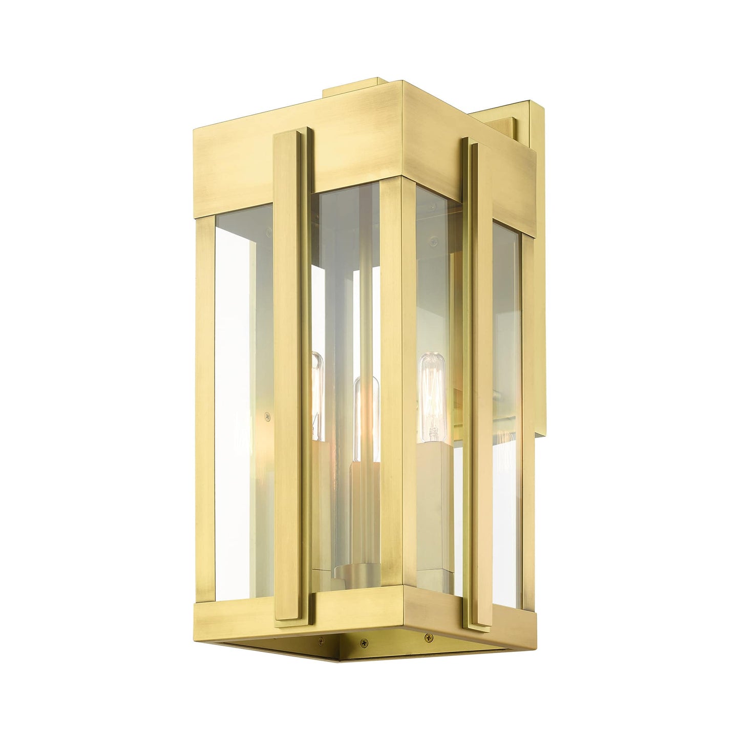 Lexington 3 Light 18" Tall Outdoor Wall Sconce