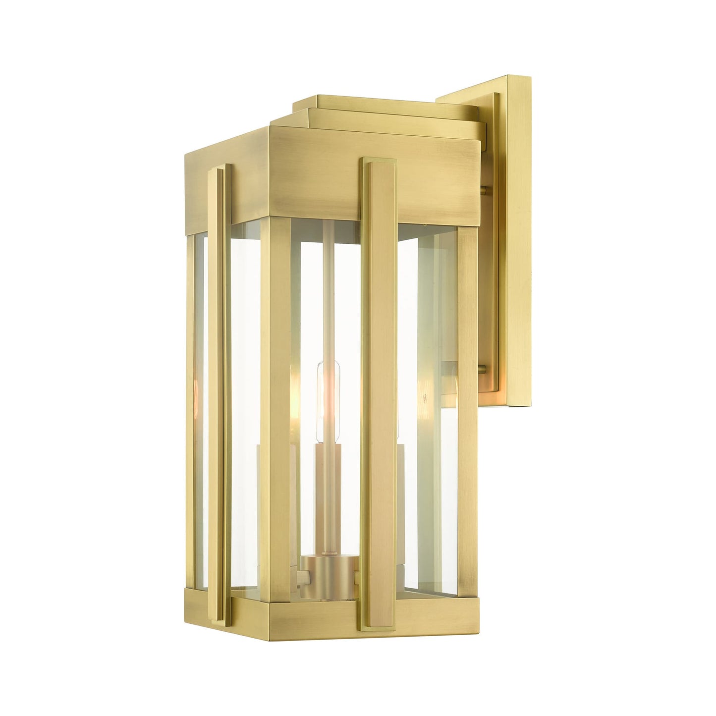 Lexington 3 Light 18" Tall Outdoor Wall Sconce