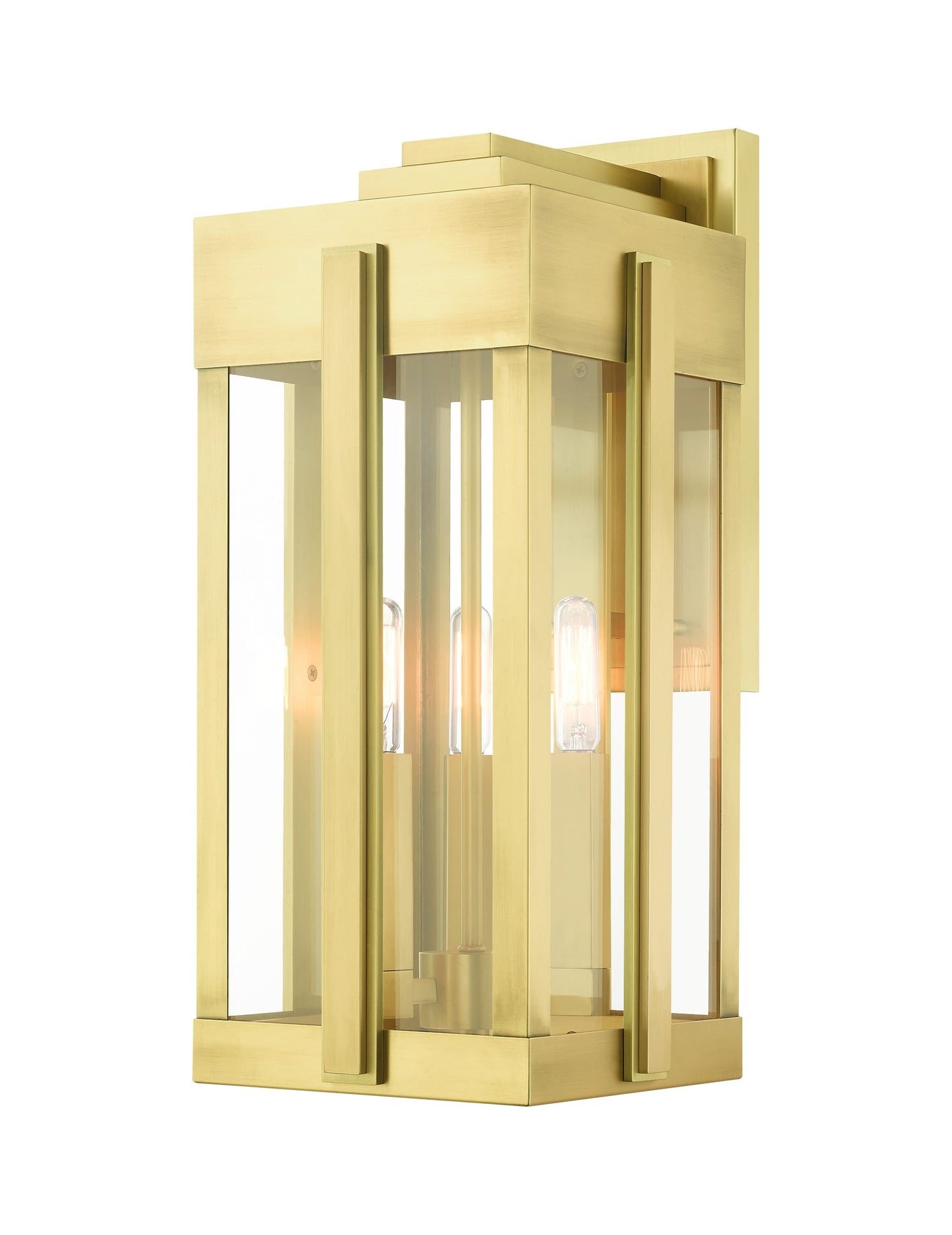 Lexington 3 Light 18" Tall Outdoor Wall Sconce