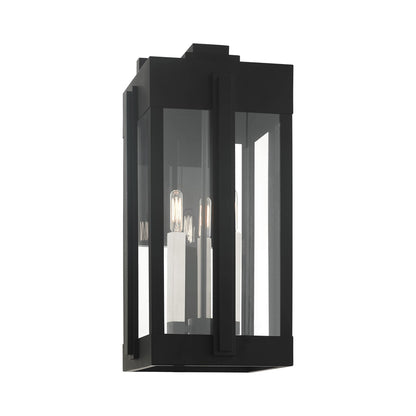 Lexington 3 Light 23" Tall Outdoor Wall Sconce