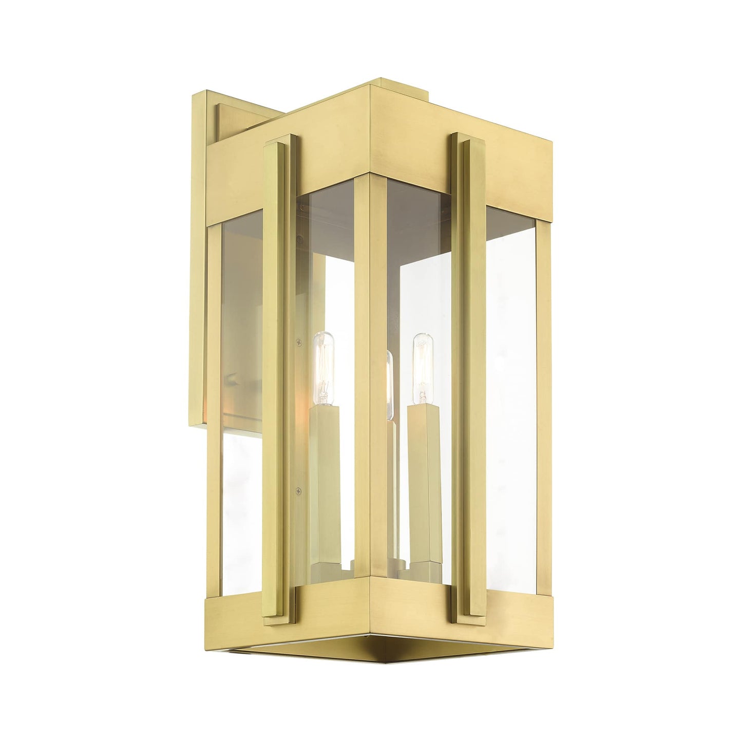 Lexington 3 Light 23" Tall Outdoor Wall Sconce