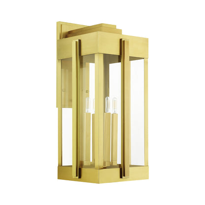 Lexington 4 Light 29" Tall Outdoor Wall Sconce