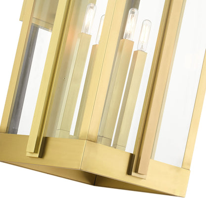 Lexington 4 Light 29" Tall Outdoor Wall Sconce