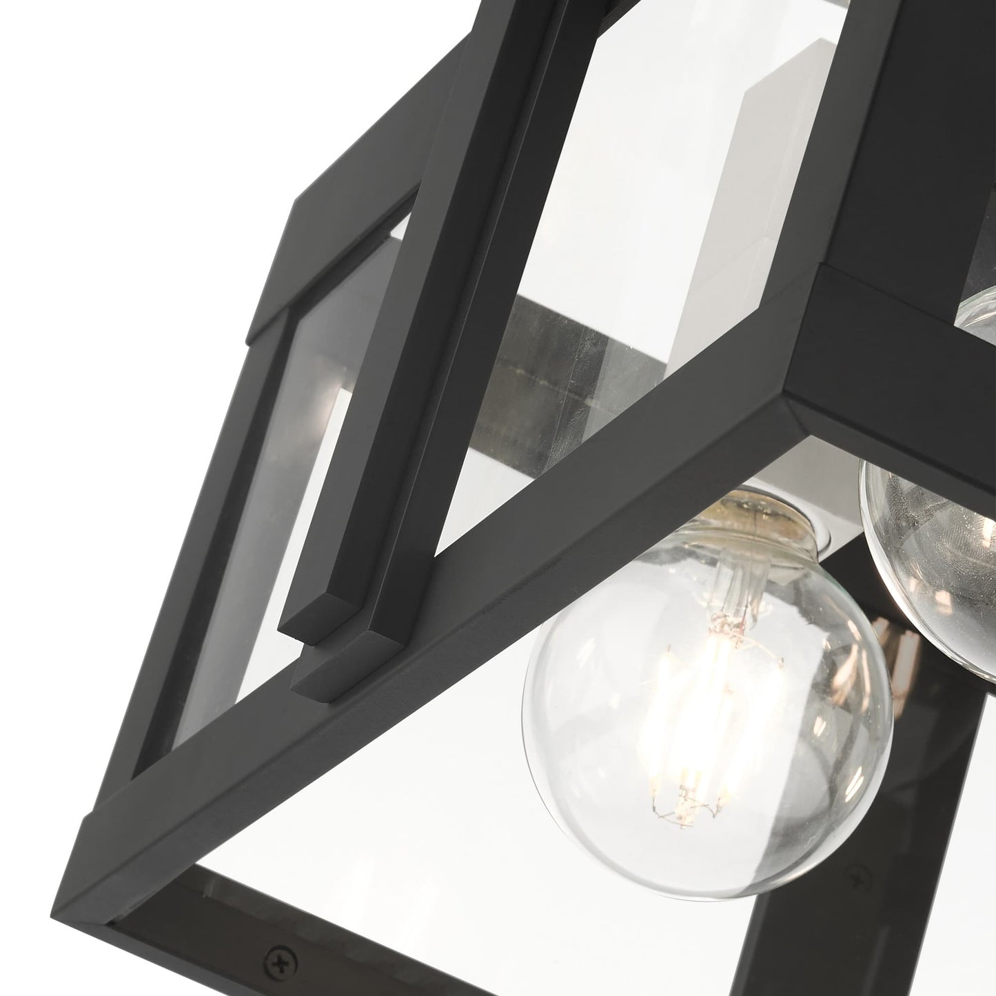 Lexington 4 Light 16" Wide Outdoor Flush Mount Square Ceiling Fixture