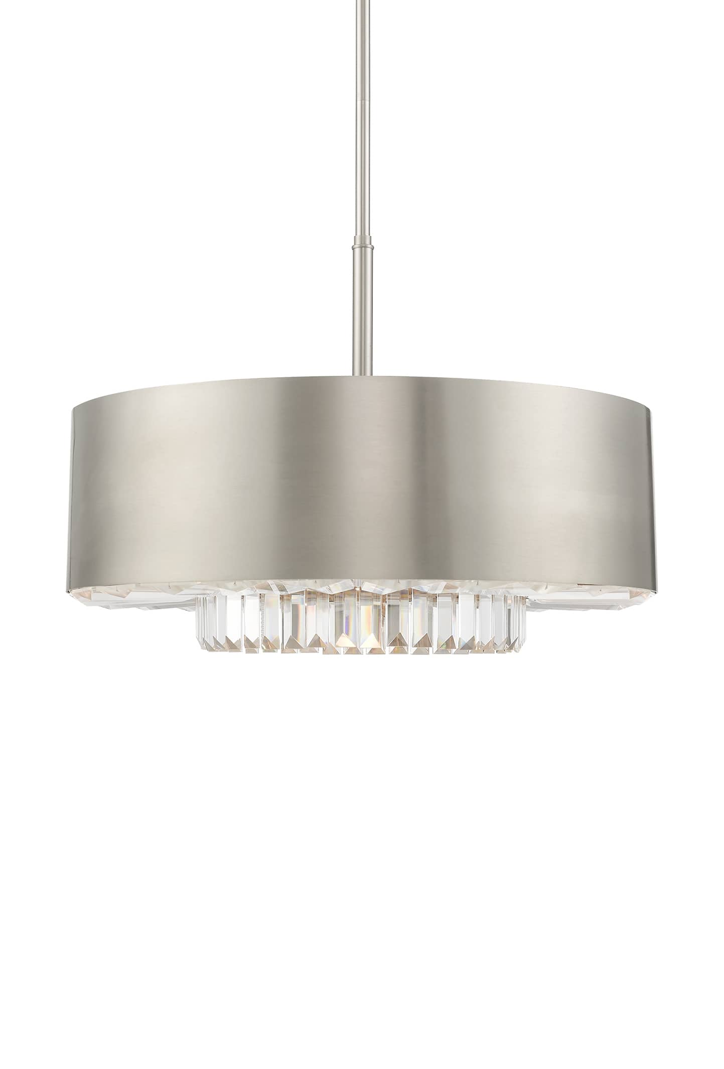 Madison 6 Light 24" Wide Crystal Drum Chandelier