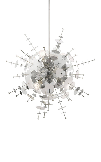 Circulo 6 Light 30" Wide Sputnik Chandelier