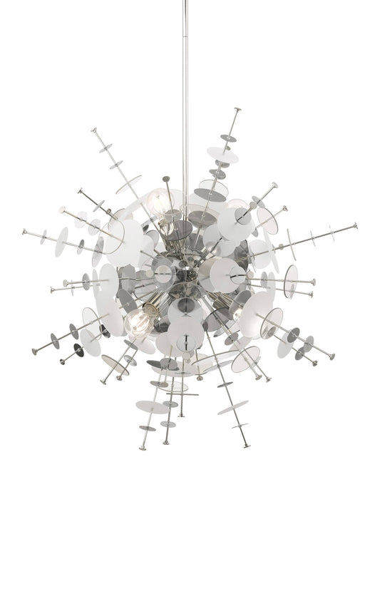 Circulo 6 Light 30" Wide Sputnik Chandelier