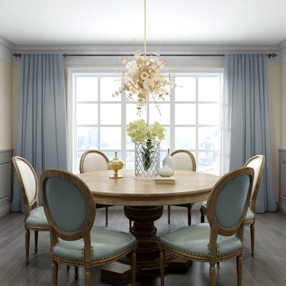Circulo 6 Light 30" Wide Sputnik Chandelier