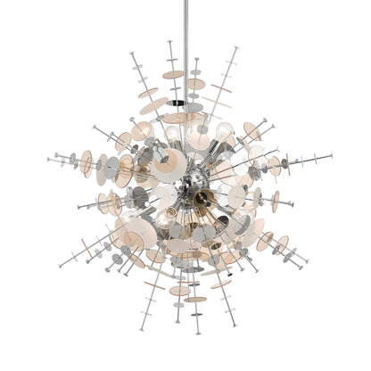 Circulo 8 Light 37" Wide Sputnik Chandelier