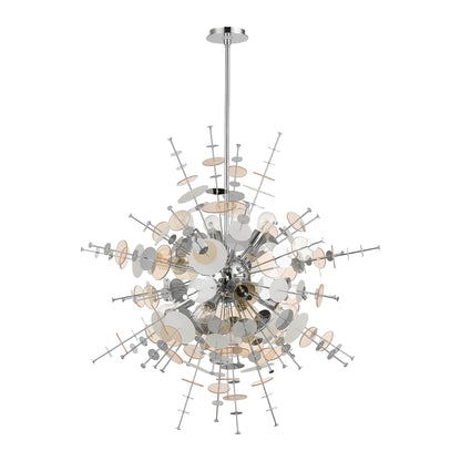 Circulo 8 Light 37" Wide Sputnik Chandelier