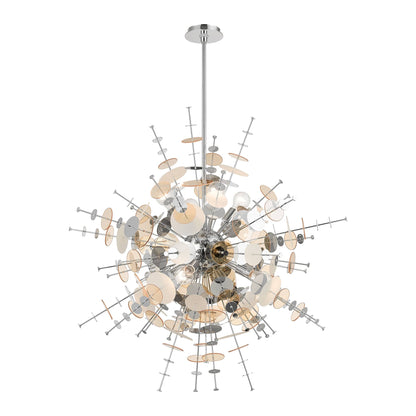 Circulo 8 Light 37" Wide Sputnik Chandelier