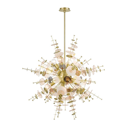 Circulo 8 Light 37" Wide Sputnik Chandelier
