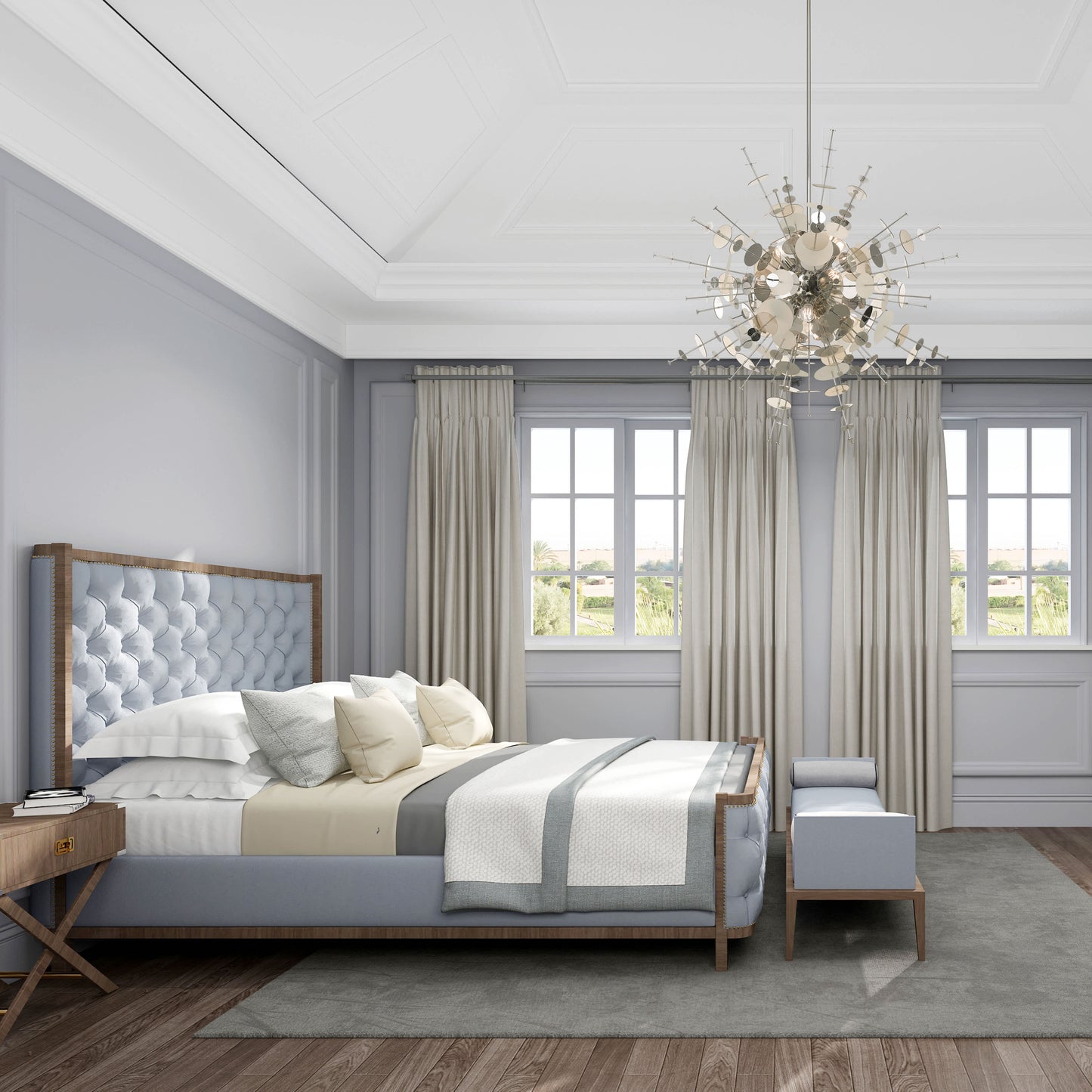 Circulo 12 Light 50" Wide Sputnik Chandelier