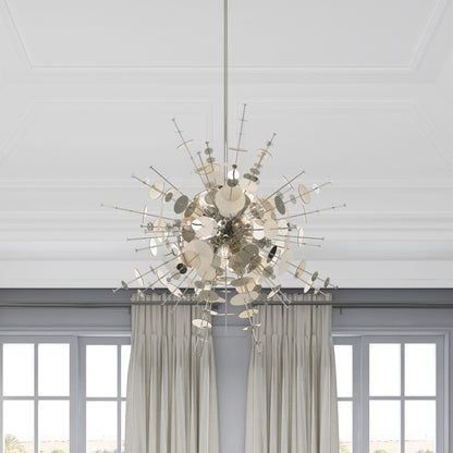 Circulo 12 Light 50" Wide Sputnik Chandelier