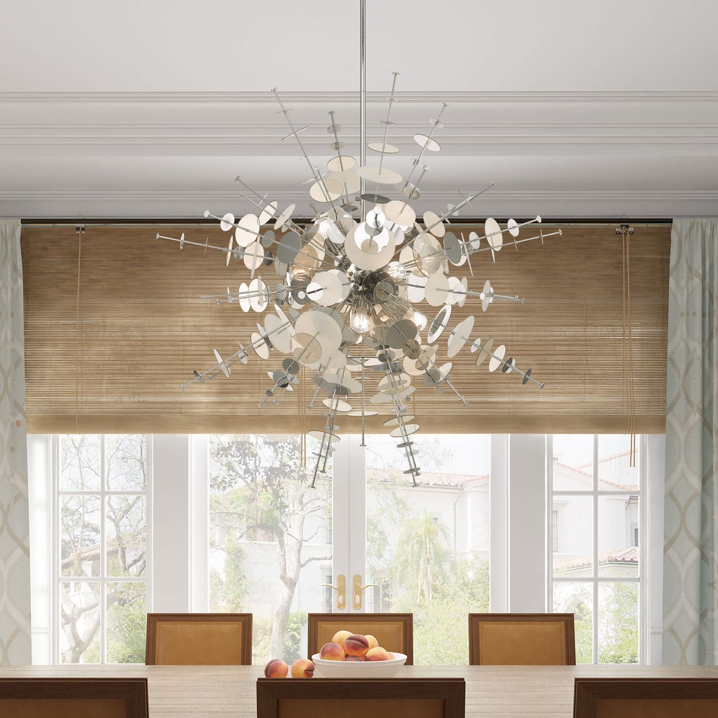 Circulo 12 Light 50" Wide Sputnik Chandelier