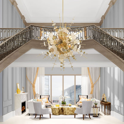 Circulo 12 Light 50" Wide Sputnik Chandelier