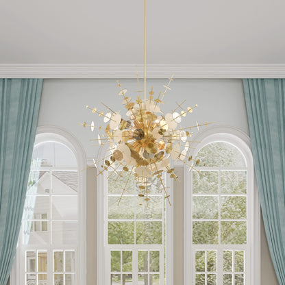 Circulo 12 Light 50" Wide Sputnik Chandelier