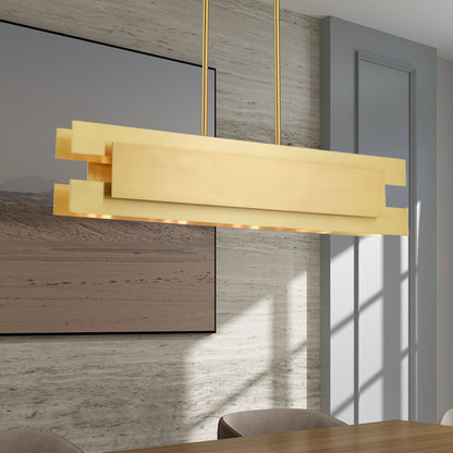 Varick 4 Light 36" Wide Linear Chandelier