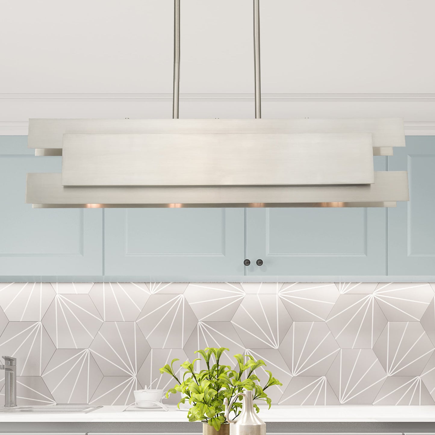 Varick 4 Light 36" Wide Linear Chandelier