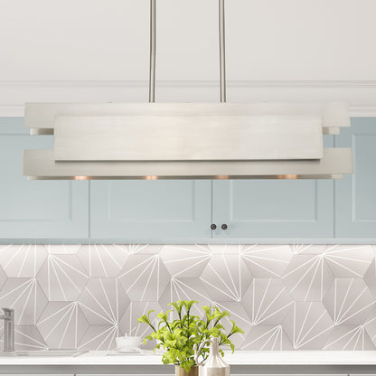 Varick 4 Light 36" Wide Linear Chandelier