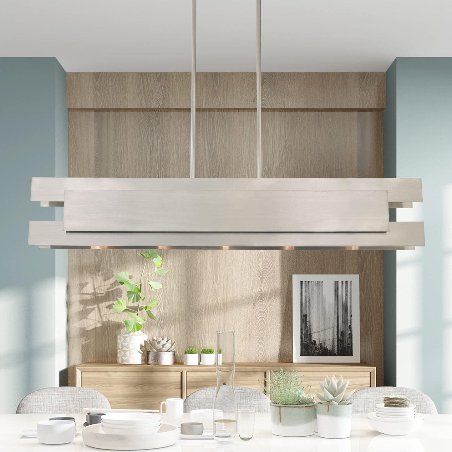 Varick 5 Light 46" Wide Linear Chandelier