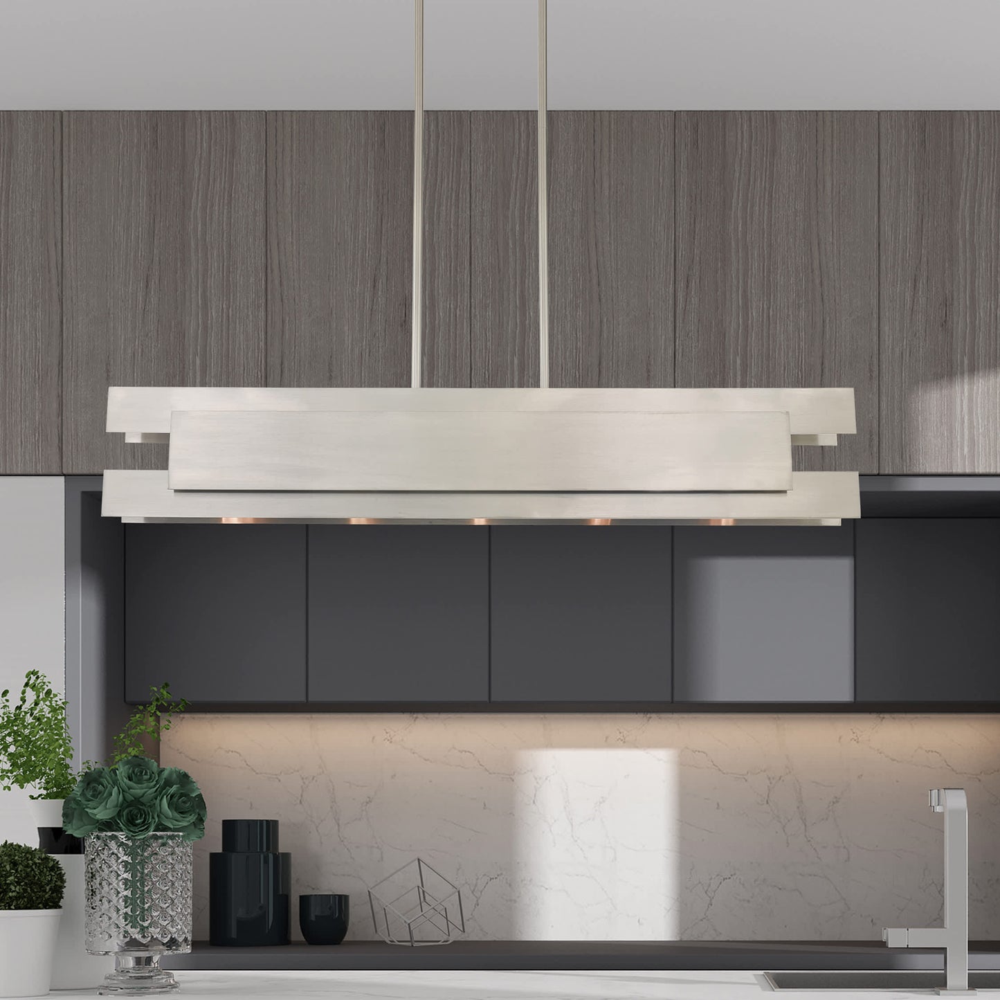 Varick 5 Light 46" Wide Linear Chandelier