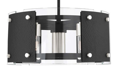 Barcelona 7 Light 8" Wide Drum Chandelier
