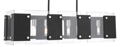 Barcelona 8 Light 12" Wide Linear Chandelier
