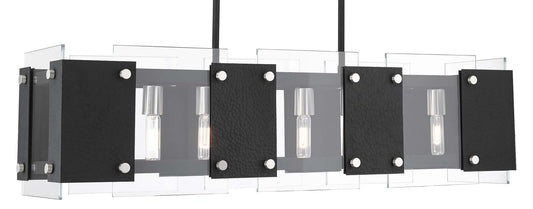 Barcelona 8 Light 12" Wide Linear Chandelier