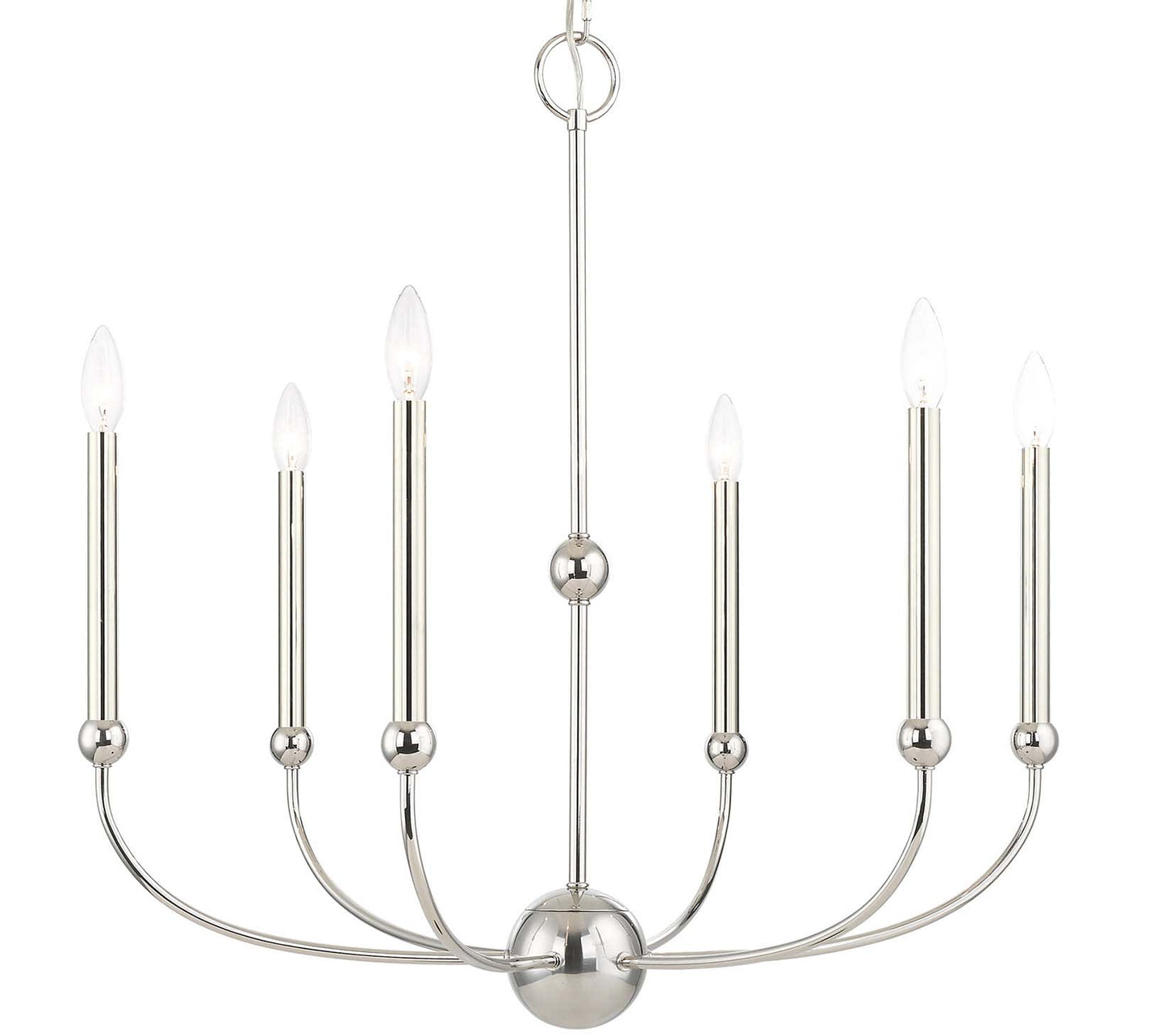 Cortlandt 6 Light 28" Wide Candle Style Chandelier