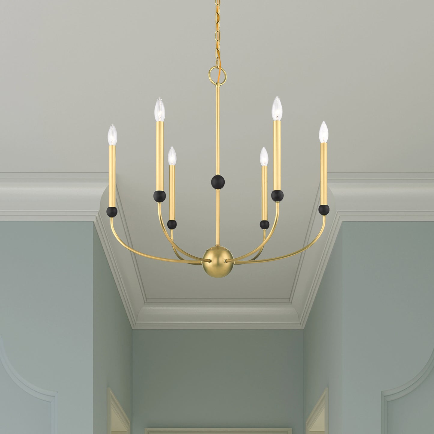 Cortlandt 6 Light 28" Wide Candle Style Chandelier
