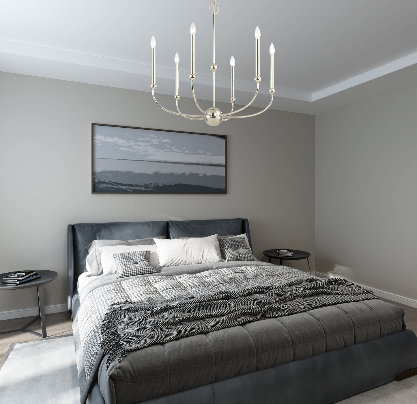 Cortlandt 6 Light 28" Wide Candle Style Chandelier