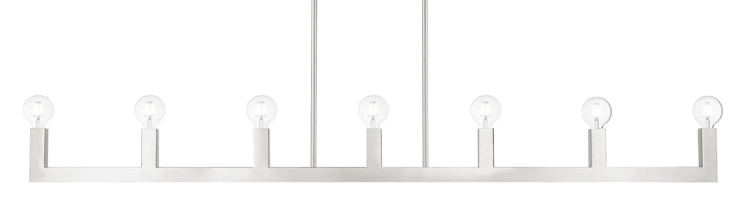 Solna 7 Light 17" Wide Linear Chandelier