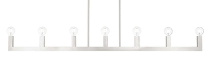 Solna 7 Light 17" Wide Linear Chandelier