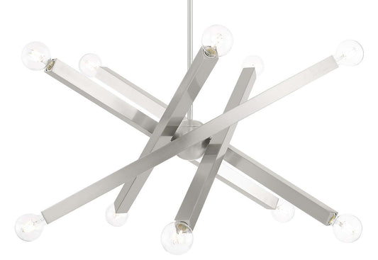 Solna 10 Light 34" Wide Abstract Sputnik Chandelier