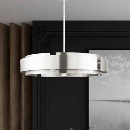 Varick 7 Light 34" Wide Drum Chandelier