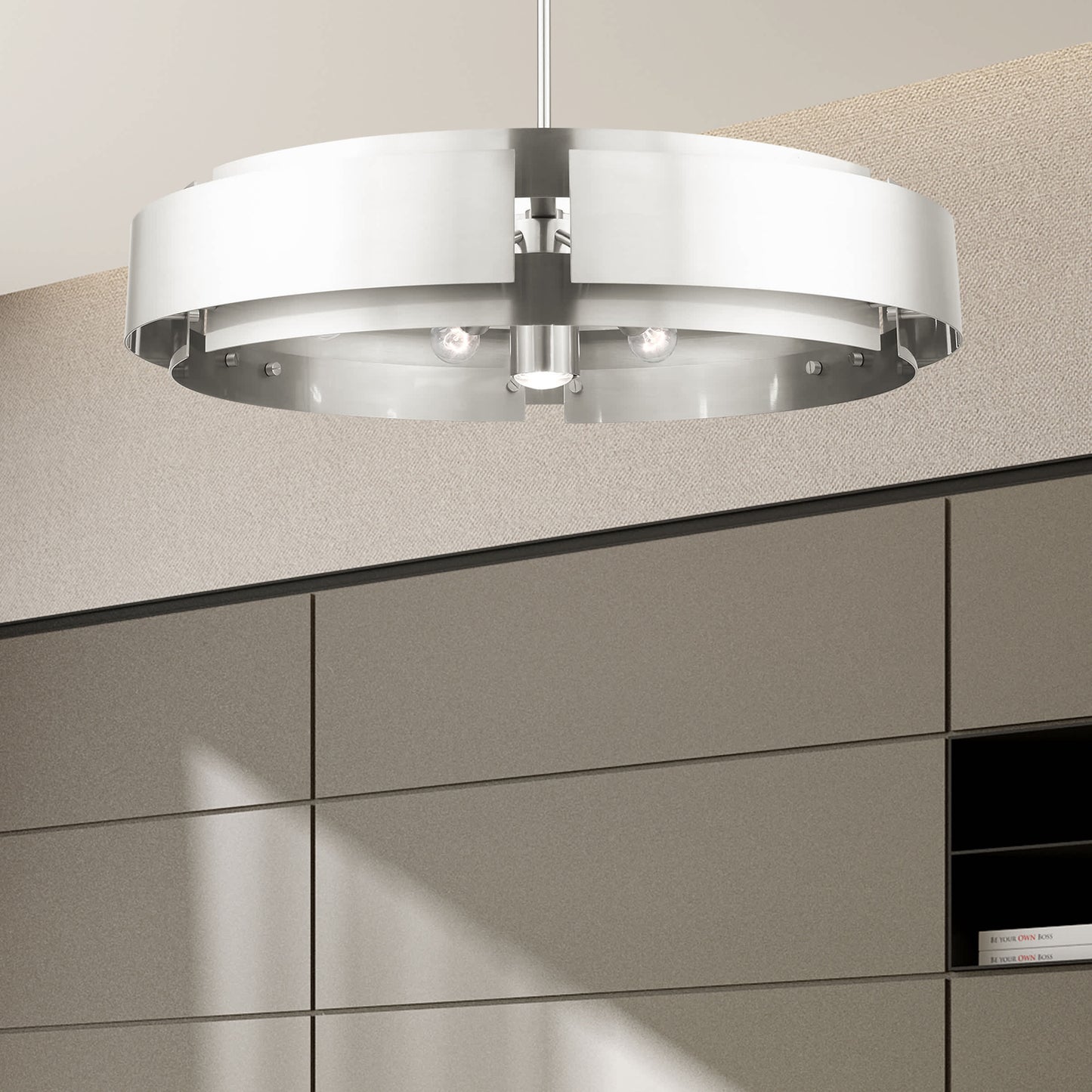 Varick 7 Light 34" Wide Drum Chandelier