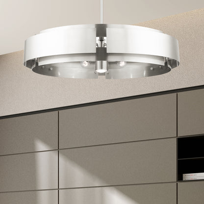 Varick 7 Light 34" Wide Drum Chandelier