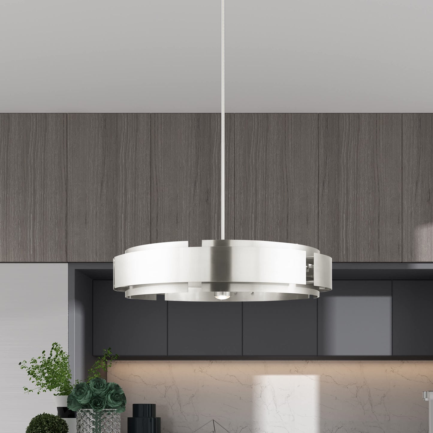 Varick 7 Light 34" Wide Drum Chandelier