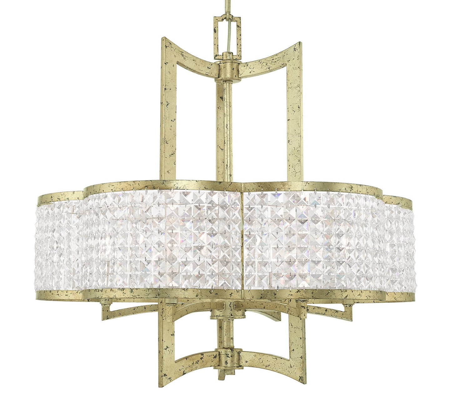 Grammercy 6 Light 26" Wide Single Chandelier with Clear Crystal Diffusers
