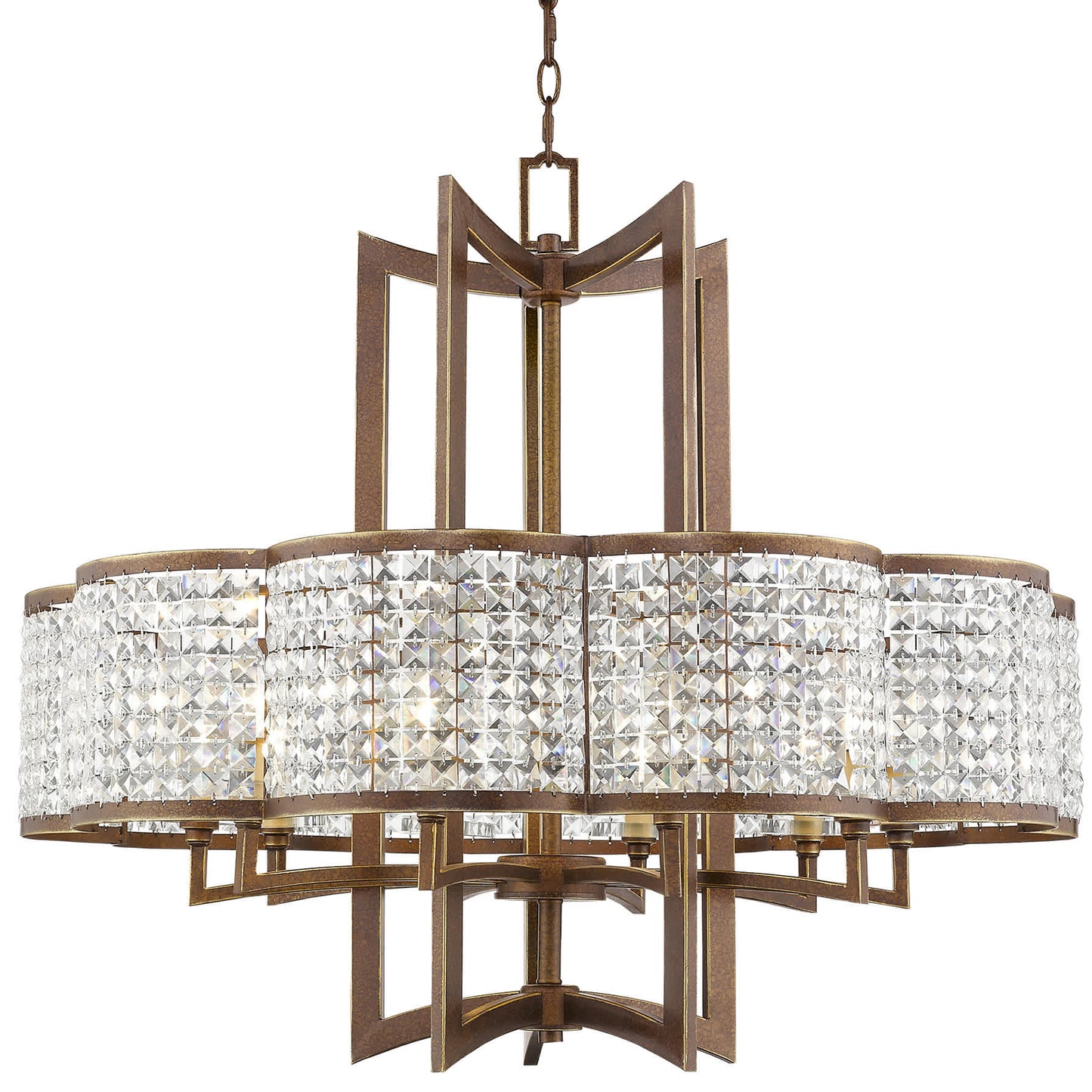 Grammercy 10 Light 1 Tier Crystal Chandelier