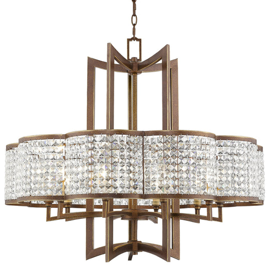 Grammercy 10 Light 1 Tier Crystal Chandelier