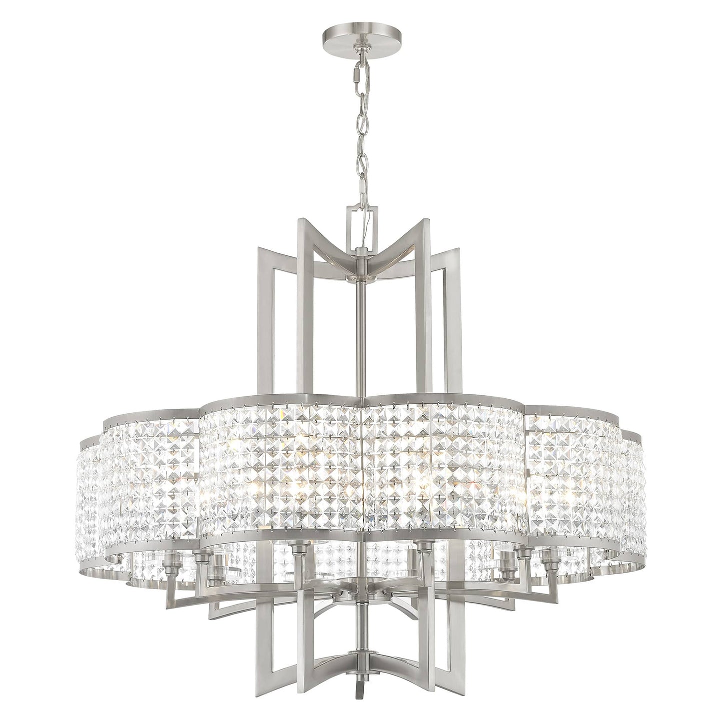 Grammercy 10 Light 1 Tier Crystal Chandelier
