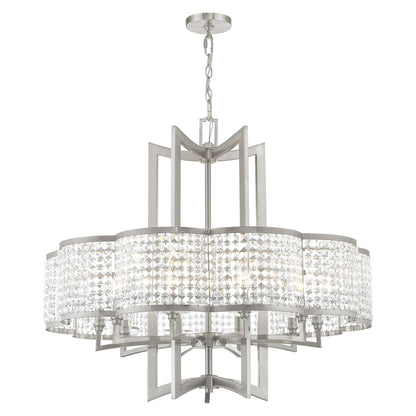 Grammercy 10 Light 1 Tier Crystal Chandelier