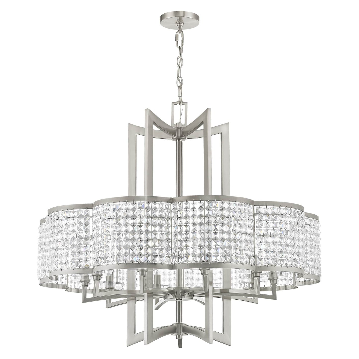 Grammercy 10 Light 1 Tier Crystal Chandelier
