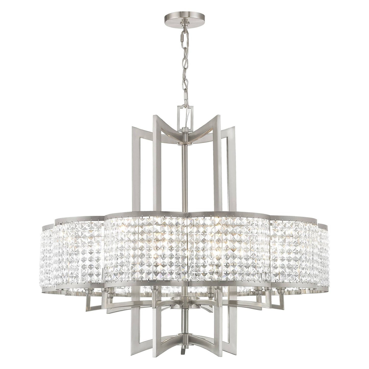 Grammercy 10 Light 1 Tier Crystal Chandelier
